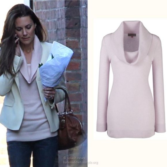 John Lewis Sweaters - John Lewis Mint Green Cowl Neck Tunic Sweater ASO Kate Middleton